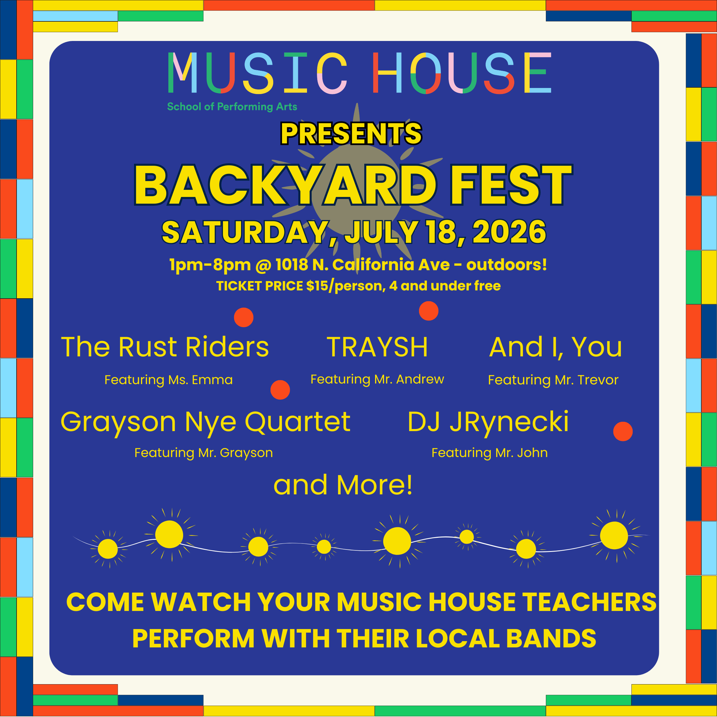 Backyard Fest @ Humboldt Park Studio 