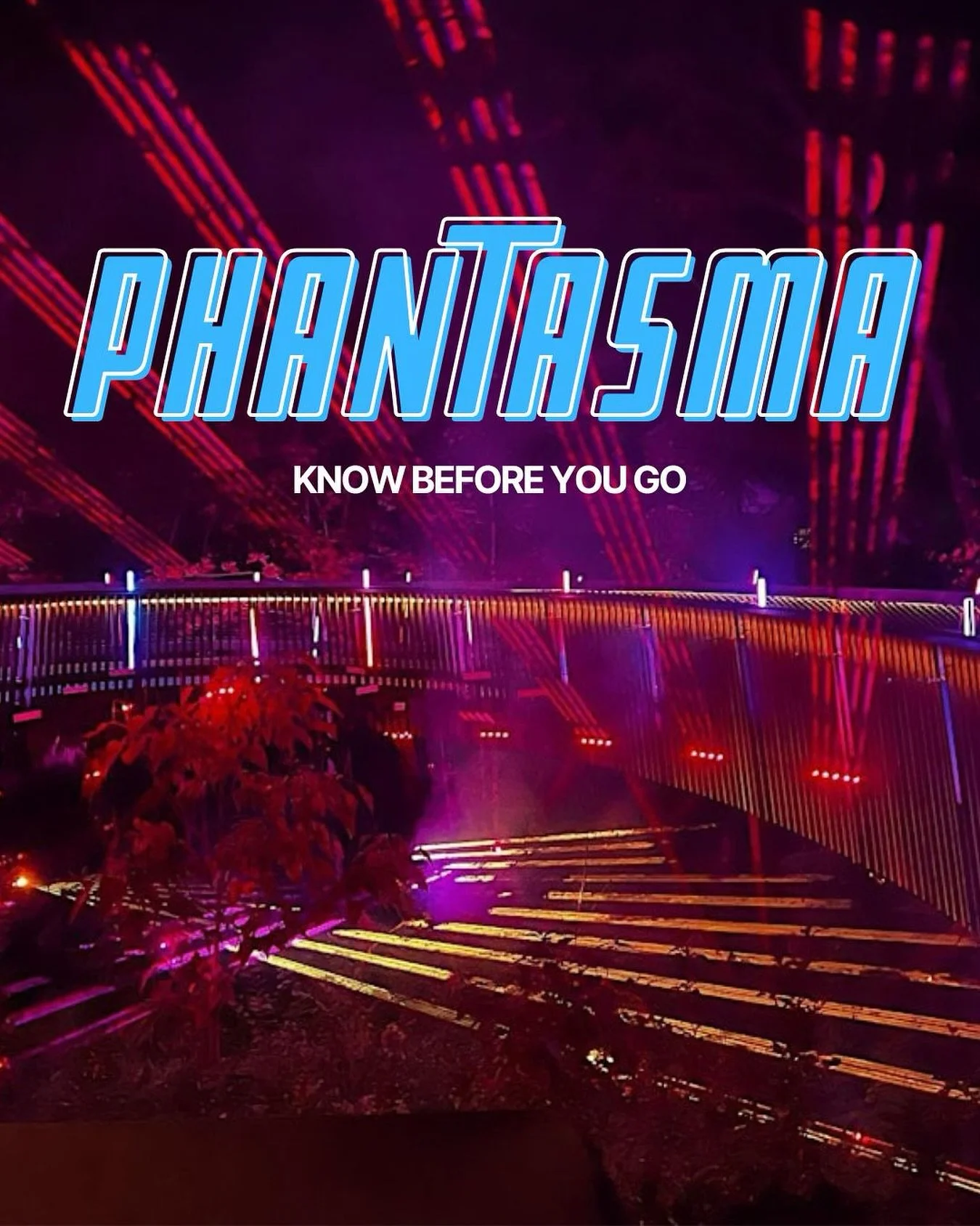 KNOW BEFORE YOU GO: PHANTASMA IN THE RAMBLE
 
🗓️ October 9 &amp; 10 | Lower Ramble
🕖 Free entry, but reservations suggested for 1 hour dance sessions

Phantasma is an immersive light + sound experience in the heart of Fayetteville. Enjoy a laser li