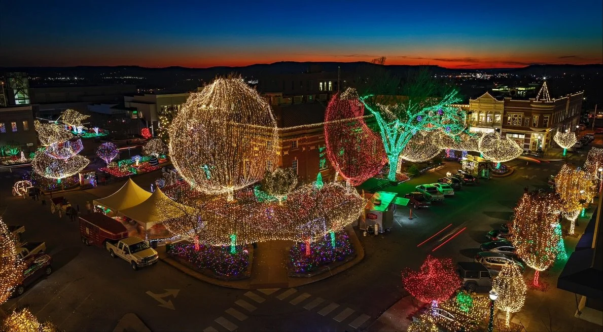 TOMORROW: Light Night🎄✨

It&rsquo;s almost time for Lights of the Ozarks powered by SWEPCO!

Each year, the City of Fayetteville Parks Maintenance team puts in 3,300+ hours to install over 500,000 LED lights across the Square. Join us for the 32nd a