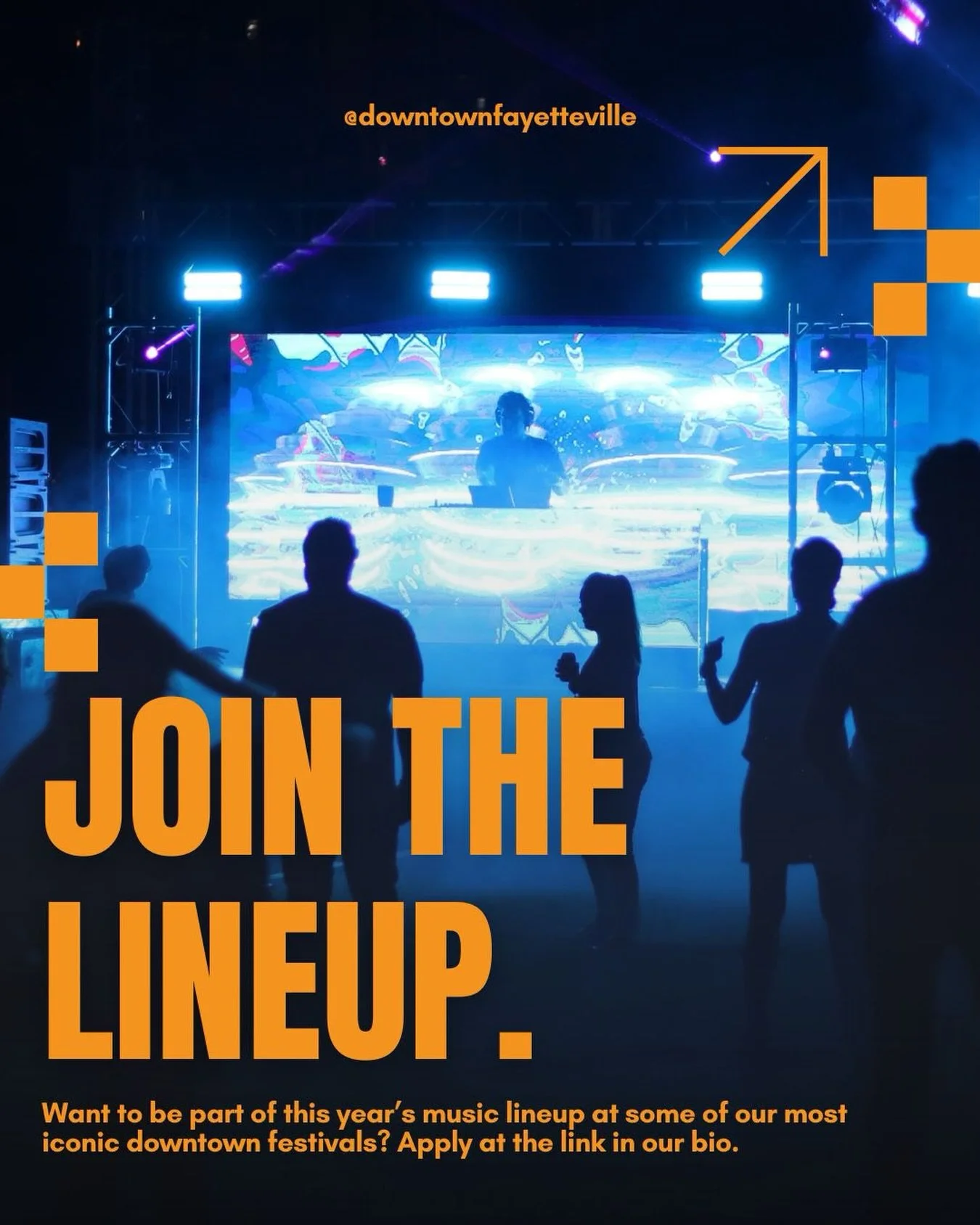 Want to be part of this year&rsquo;s music lineup at some of our most iconic downtown festivals? 

We&rsquo;re looking for talented musicians of all kinds, from 5-piece rock bands to a cappella groups and everything in between.

Submit your info thro