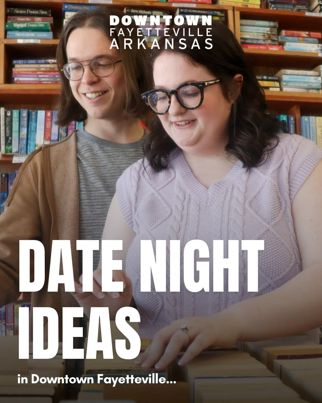 Date night is easy in Downtown Fayetteville! However, here&rsquo;s a few creative options you may not have tried yet!&nbsp;

Whether it&rsquo;s your first date or your hundredth, downtown has a way of making it feel a little more special💘