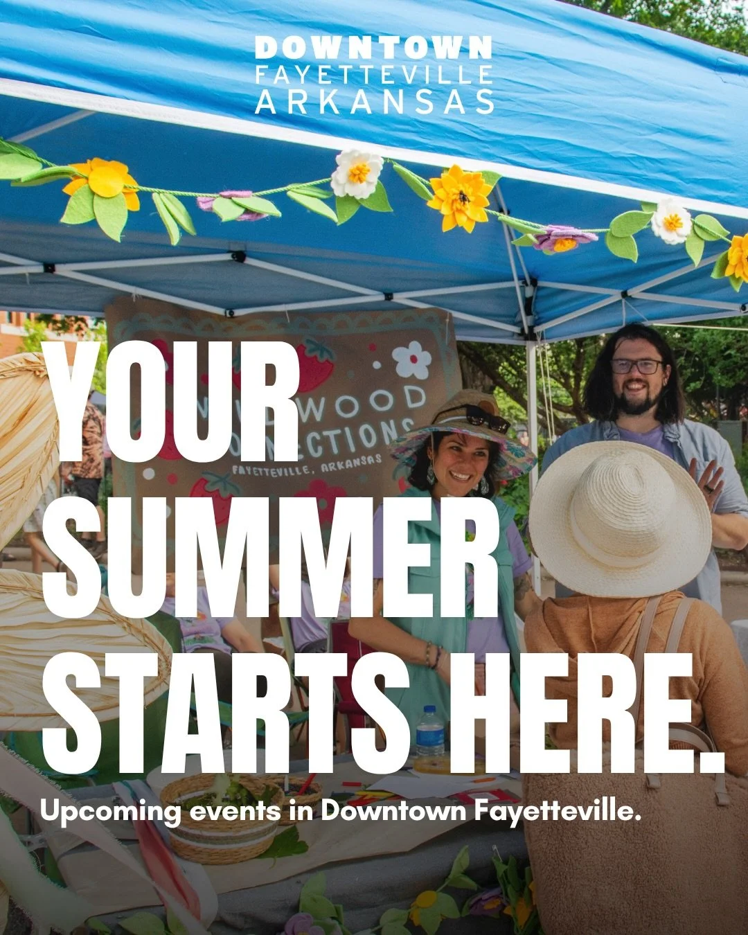Your summer starts here: Upcoming events in Downtown Fayetteville🌻

FIFA World Cup Watch Party | Friday, June 12 | 
Upper Ramble⚽️

Join @ozarkunitedfc for a free World Cup Watch Party at the Upper Ramble as part of FIFA&rsquo;s Global Game Fest. Th
