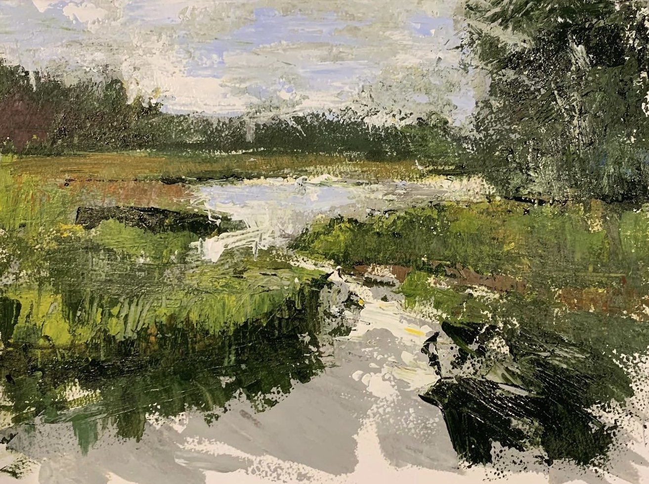 Adamsville Marsh 
Acrylic on Paper
$ 250