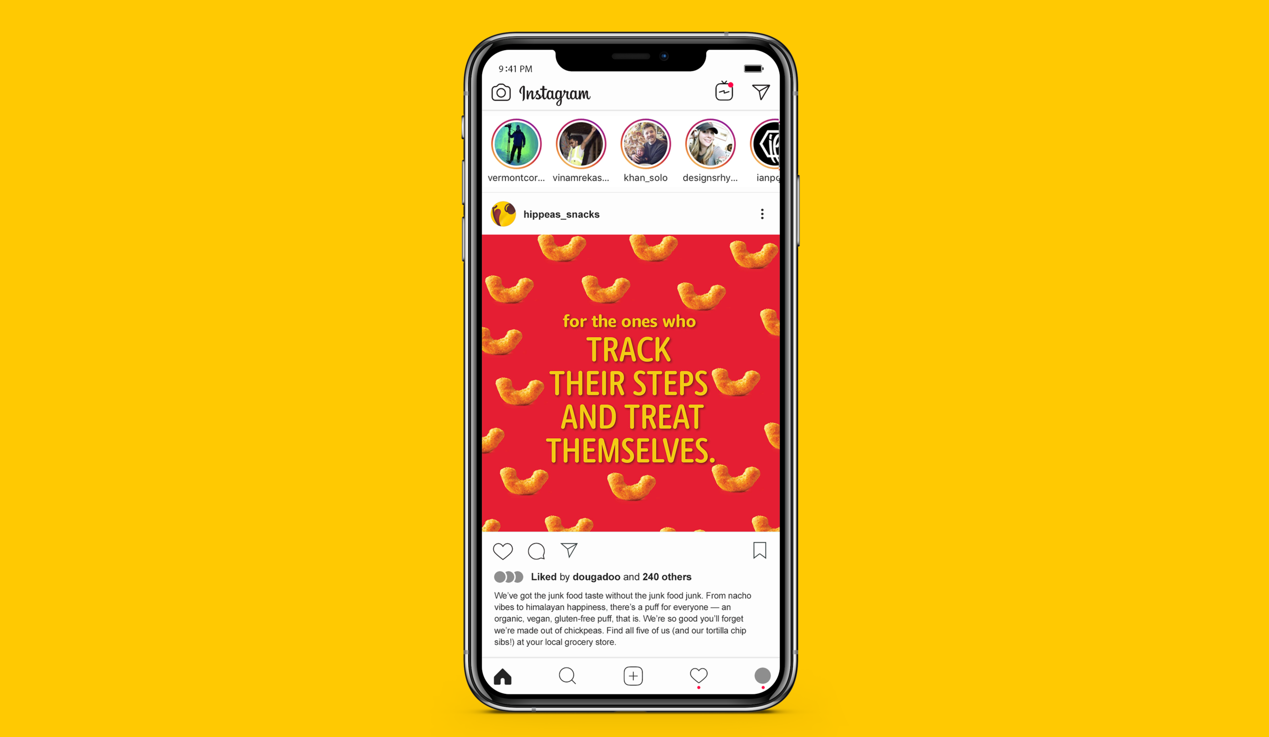 for the ones who track their steps and treat themselvesCaption: We’ve got the junk food taste without the junk food junk. There’s a puff for everyone — more specifically, an organic, vegan, gluten-free puff. We’re so good you’ll forget we’re made ou…