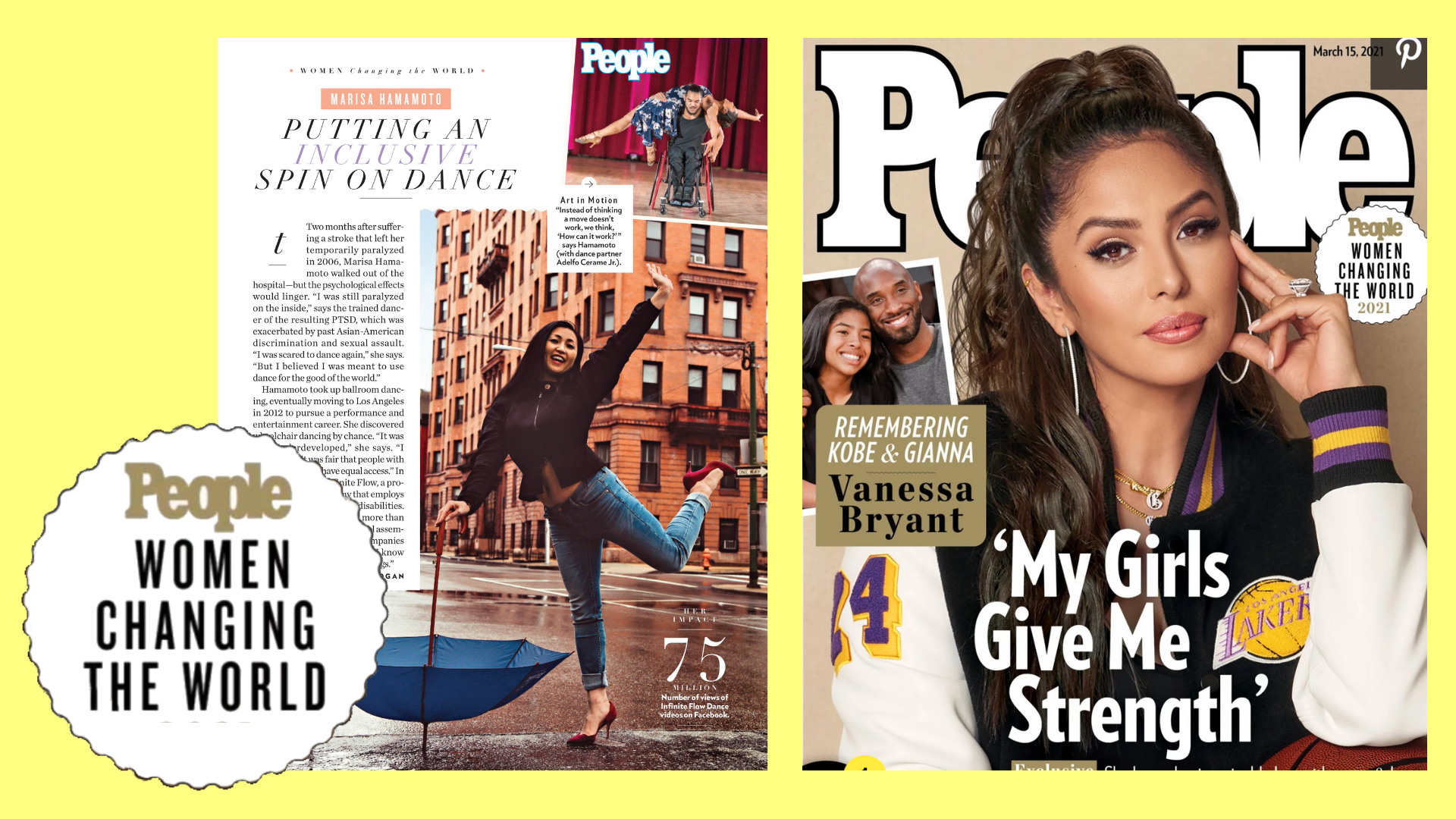 Image of Marisa featured in People Magazine