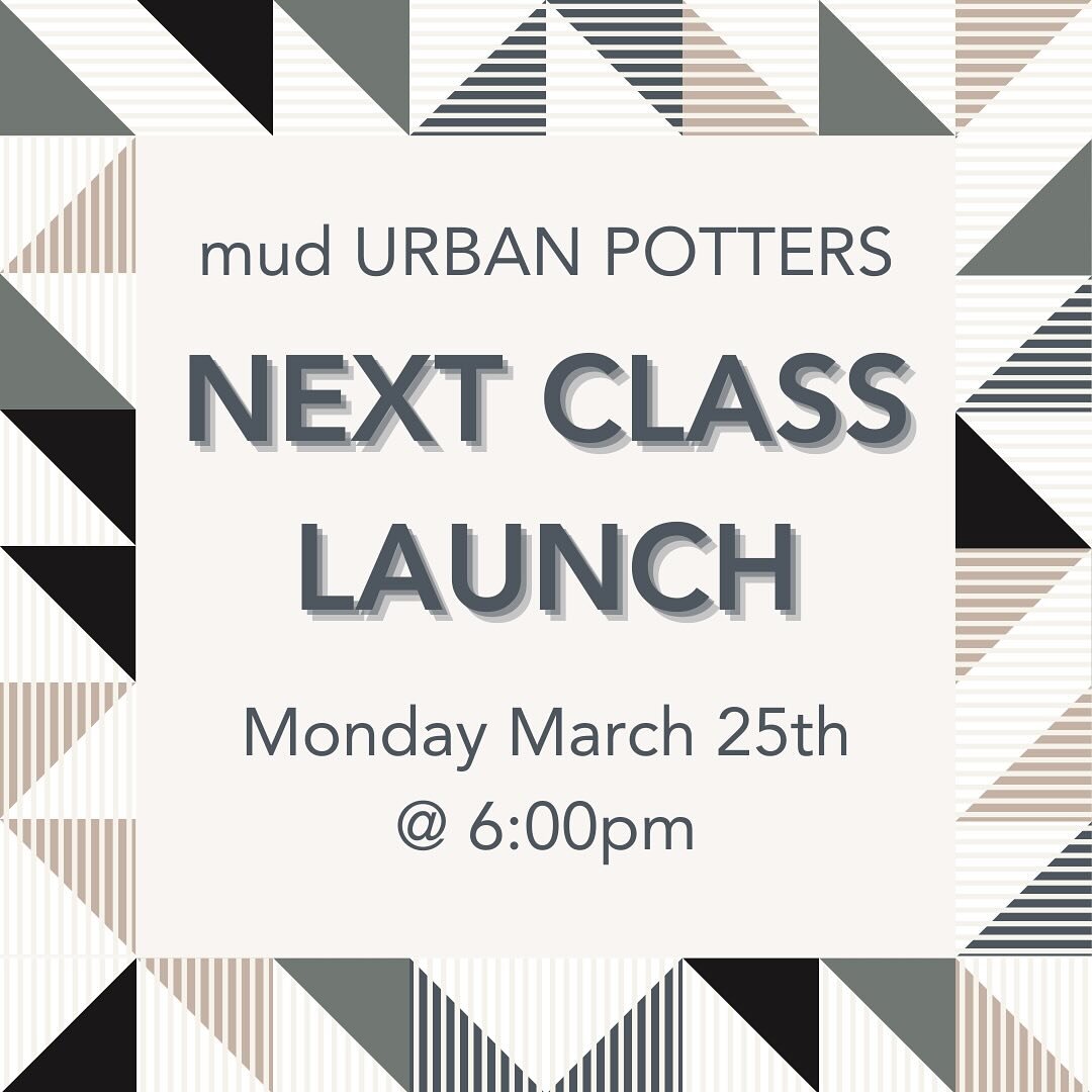 Get ready! New classes and workshops launching soon! 🚀

Registration opens March 25th @ 6:00pm on our website! 🗓️💻

🔥NEW: All multi-week classes have been extended to 7 weeks! And introducing our newest addition, the Progressing Potters class! Vi