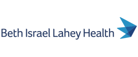 Beth Israel Lahey Health logo with a stylized blue arrow symbol.