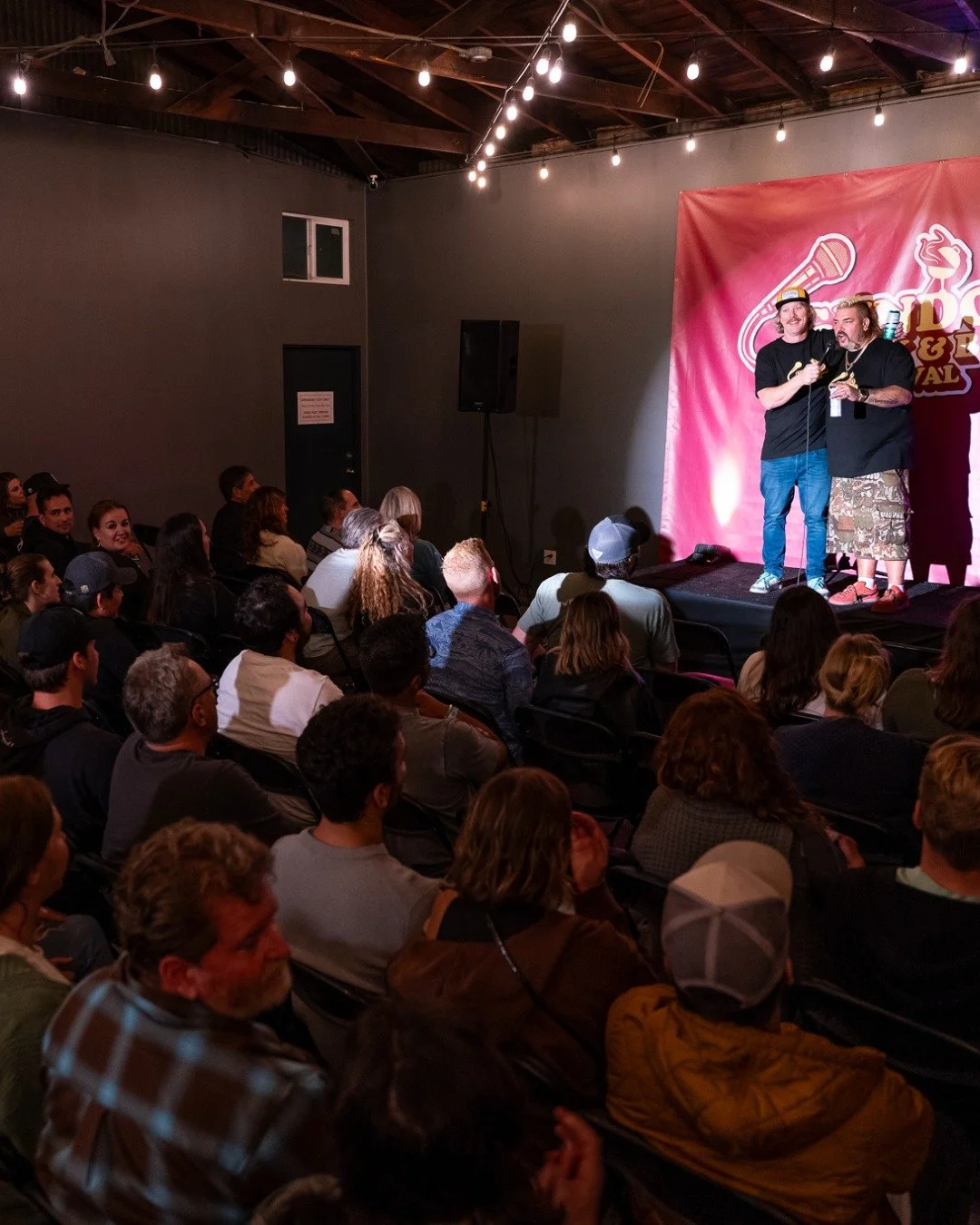 Yes, we still think about the Gundo Comedy &amp; BBQ Festival from time to time&hellip; can you blame us? Good laughs, great food, and a WWOO kitchen at the center of it all 🔥🍖😂