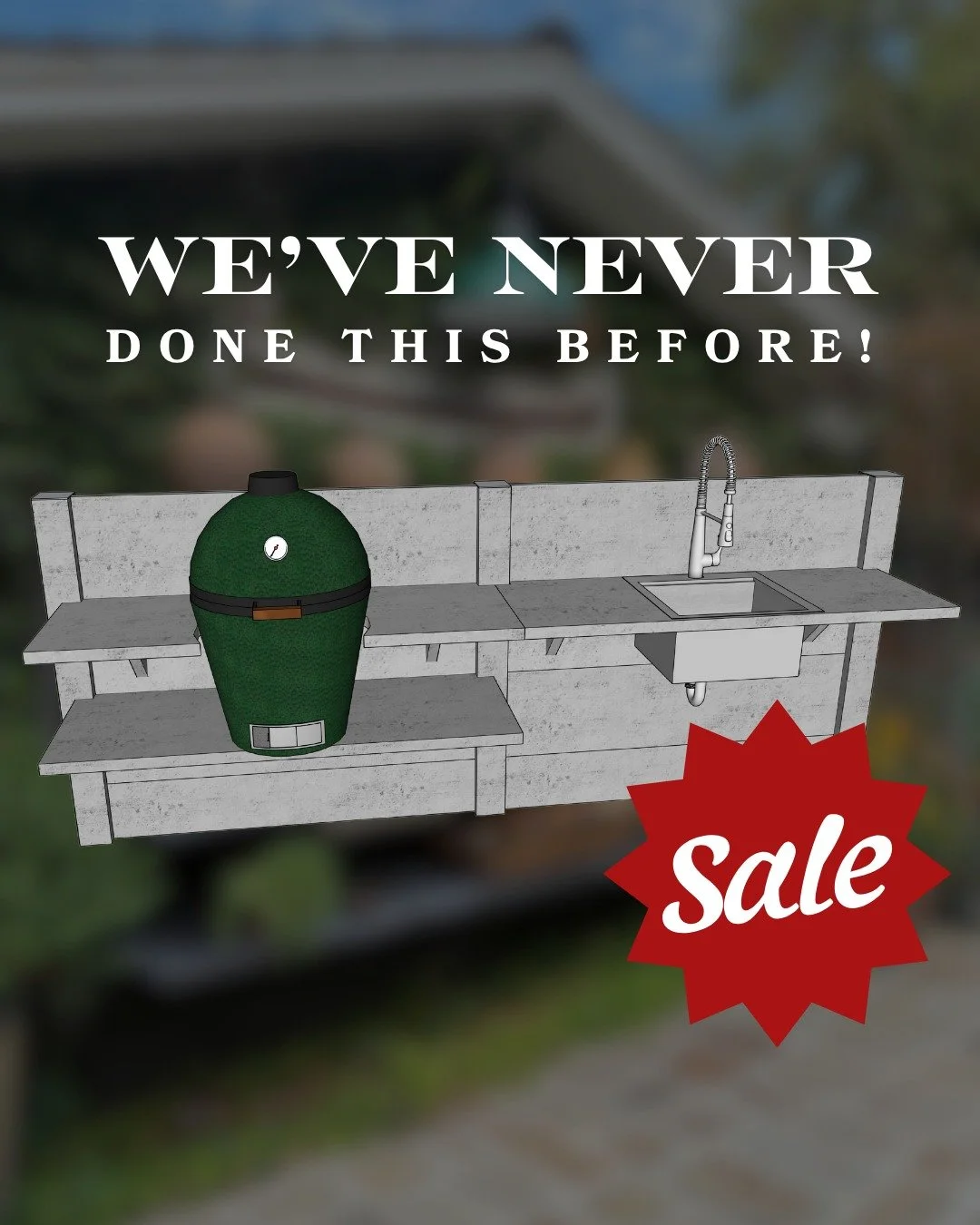 The first ever - WWOO SALE - happening now. Visit our website to browse our very limited selection of discounted kitchens.