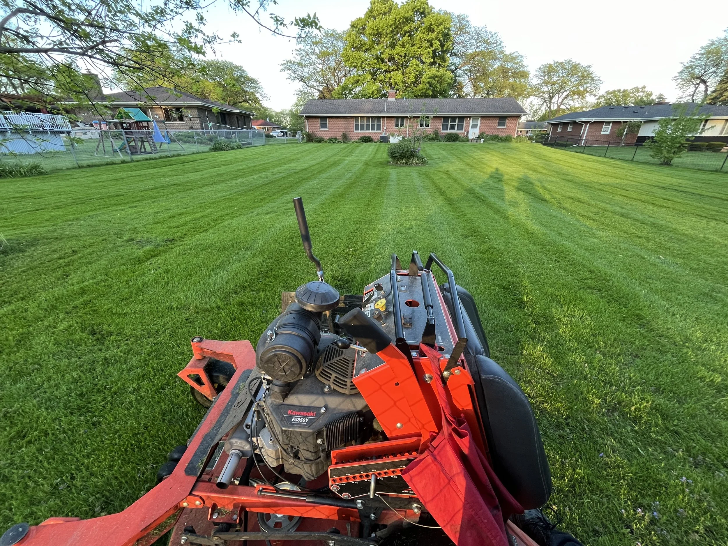 Weekly Lawn Care - Beautiful Striping in Addison Illinois