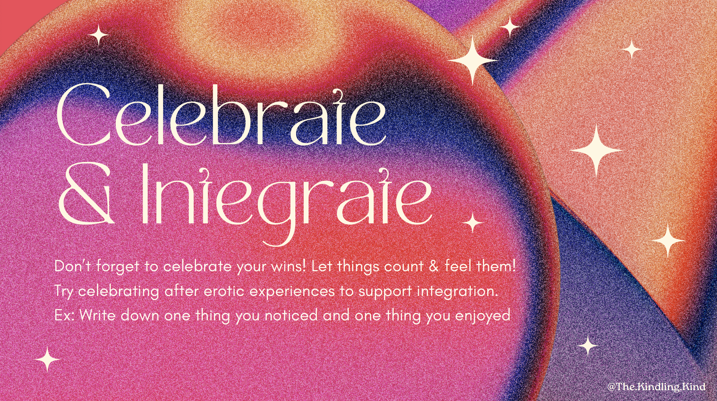 In Erotic Awakening, we'll cover these topics in even more depth and incorporate practices to support integration.  