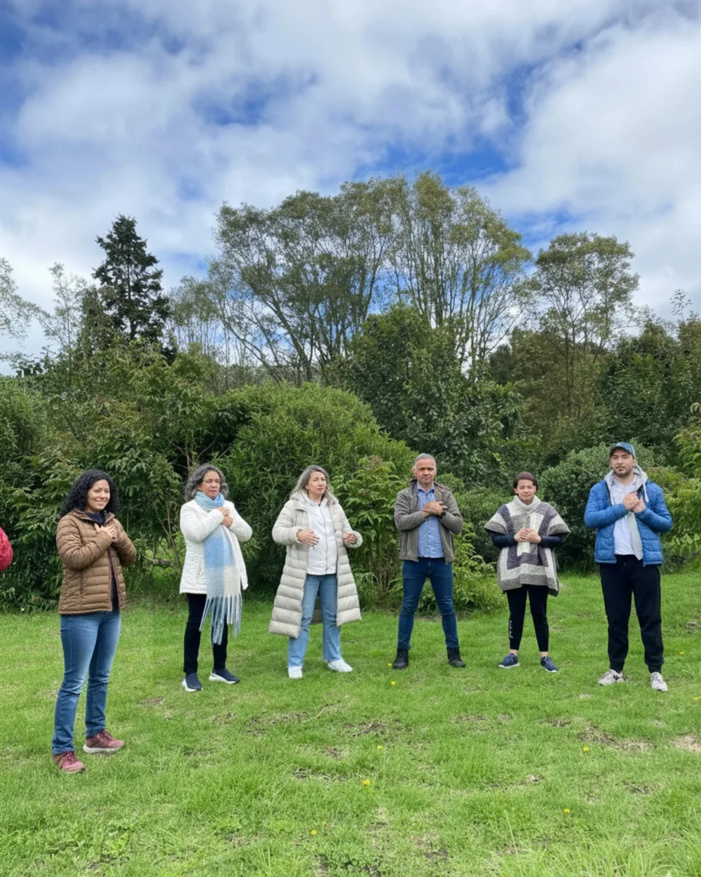 Dinámica grupal en el bosque