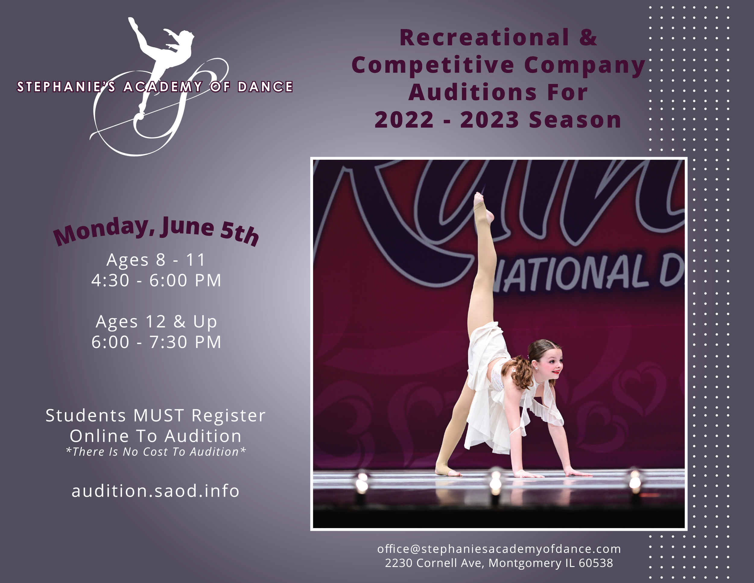 2023 - 2024 Company Auditions