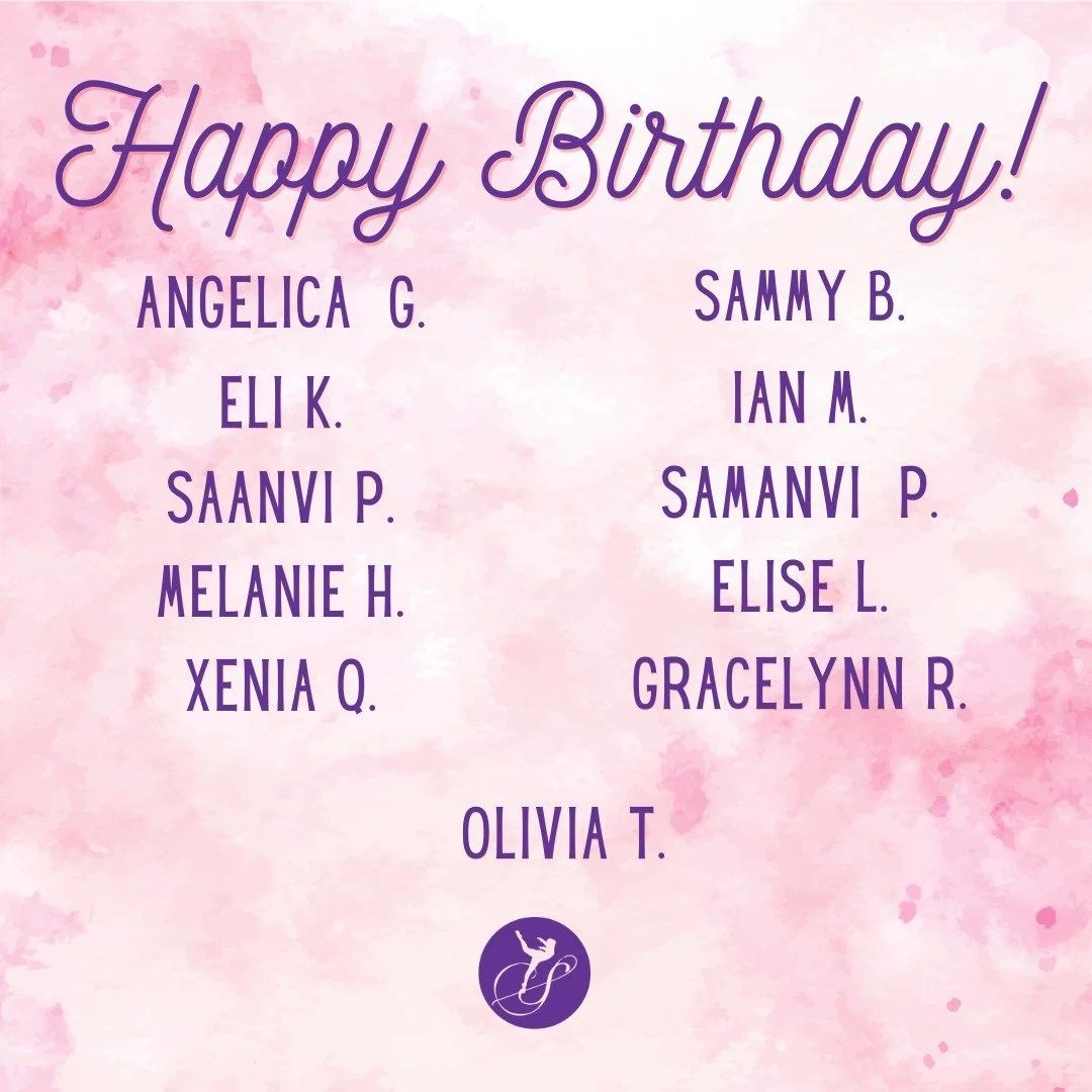 We&rsquo;ve got some incredible dancers celebrating their birthday this month. Happy birthday to all of our February dancers! 🎉🩰

🎂 Celebrate our dancers in the comments!
