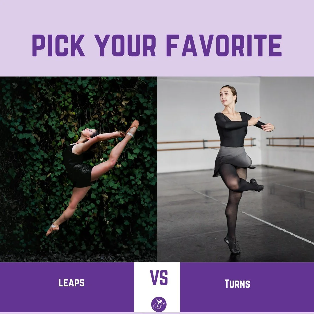 Leaps VS Turns &mdash; you have to choose! 👀🩰

We know you love ALL things dance, but this February we&rsquo;re making everyone pick their favorites. So&hellip; are you Team Leaps or Team Turns?

Drop your vote below! ⬇️