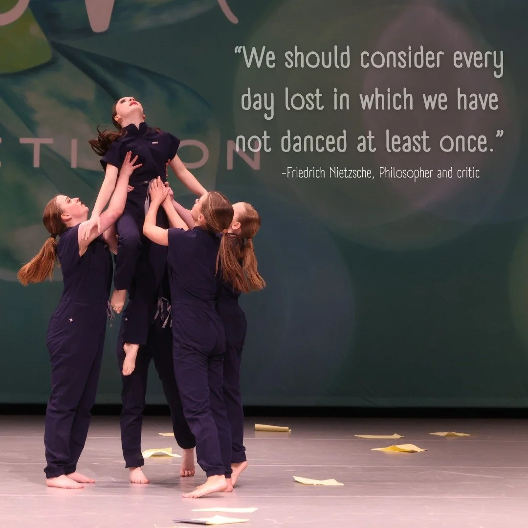 &ldquo;We should consider every day lost in which we have not danced at least once.&rdquo; ✨

Friedrich Nietzsche, Philosopher and critic

Reminder: you don&rsquo;t need a stage to dance &mdash; just a little music and the willingness to move. Every 