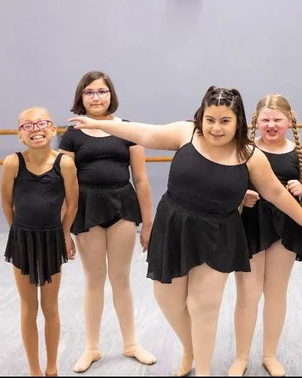 We are a studio for everyone. 🩰✨

From tiny dancers taking their very first steps, to experienced performers ready for the competition stage &mdash; we have the teachers, the training, and the heart to help every dancer thrive.

No matter your age o