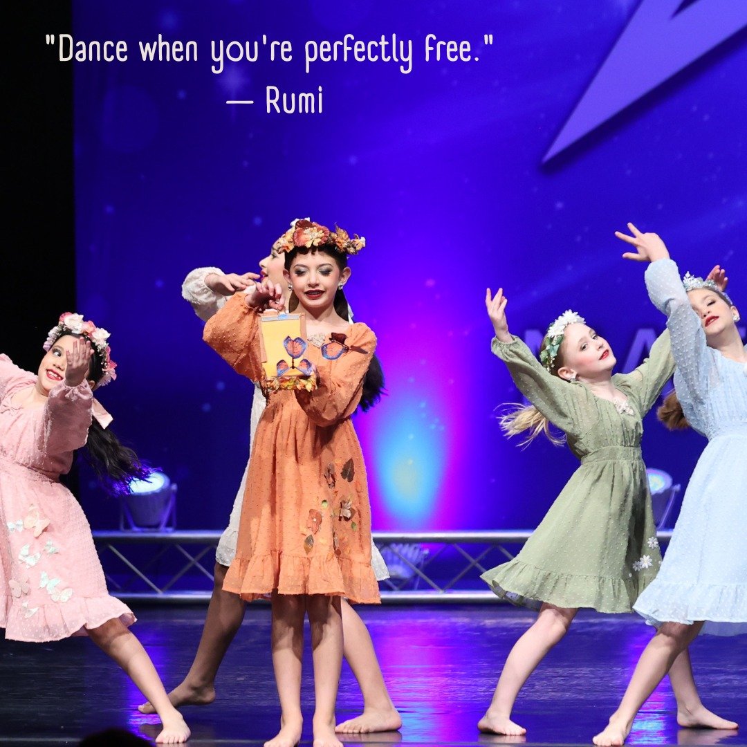 ✨ "Dance when you're perfectly free."
&mdash; Rumi

And that's exactly the energy we bring to the studio every day. 🩰💫

Here's to moving freely and loving every second of it!