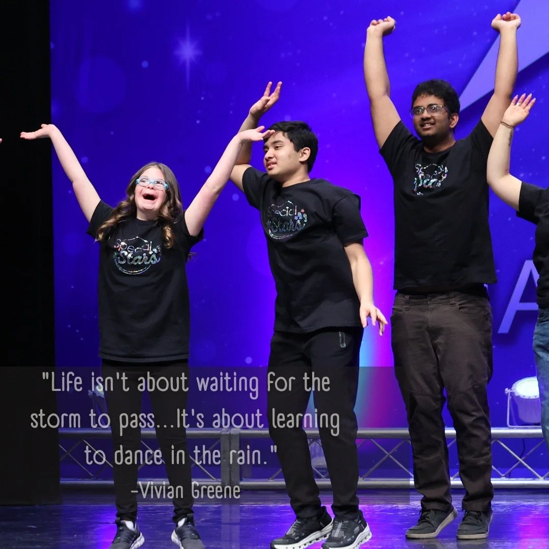 "Life isn't about waiting for the storm to pass...It's about learning to dance in the rain."
&mdash; Vivian Greene 🌧️✨

At Stephanie's Academy of Dance, we love dancing no matter the circumstance, rain or shine.

That's what dance is all a