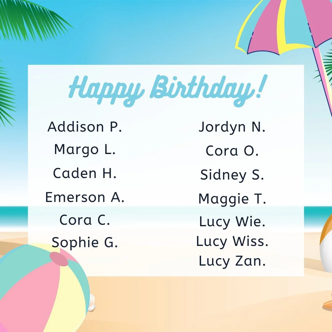 It's June! ☀️ Summer is officially here, and we're wishing all of our dancers with June birthdays a very happy birthday! 🎉🎂

Drop a 🎈 below to celebrate our June birthday dancers!