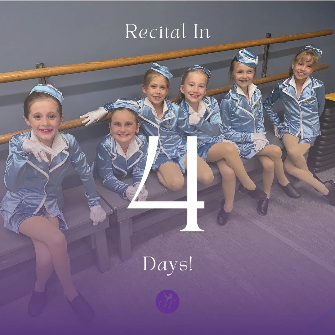 4 days to go! We're just 4 days away from our 2026 recital, Dance Around the Globe! 🌍✨

A friendly reminder: there will be NO classes for the rest of this week. But we'll see you all at your dress rehearsal times this Thursday and Friday!

recital.s