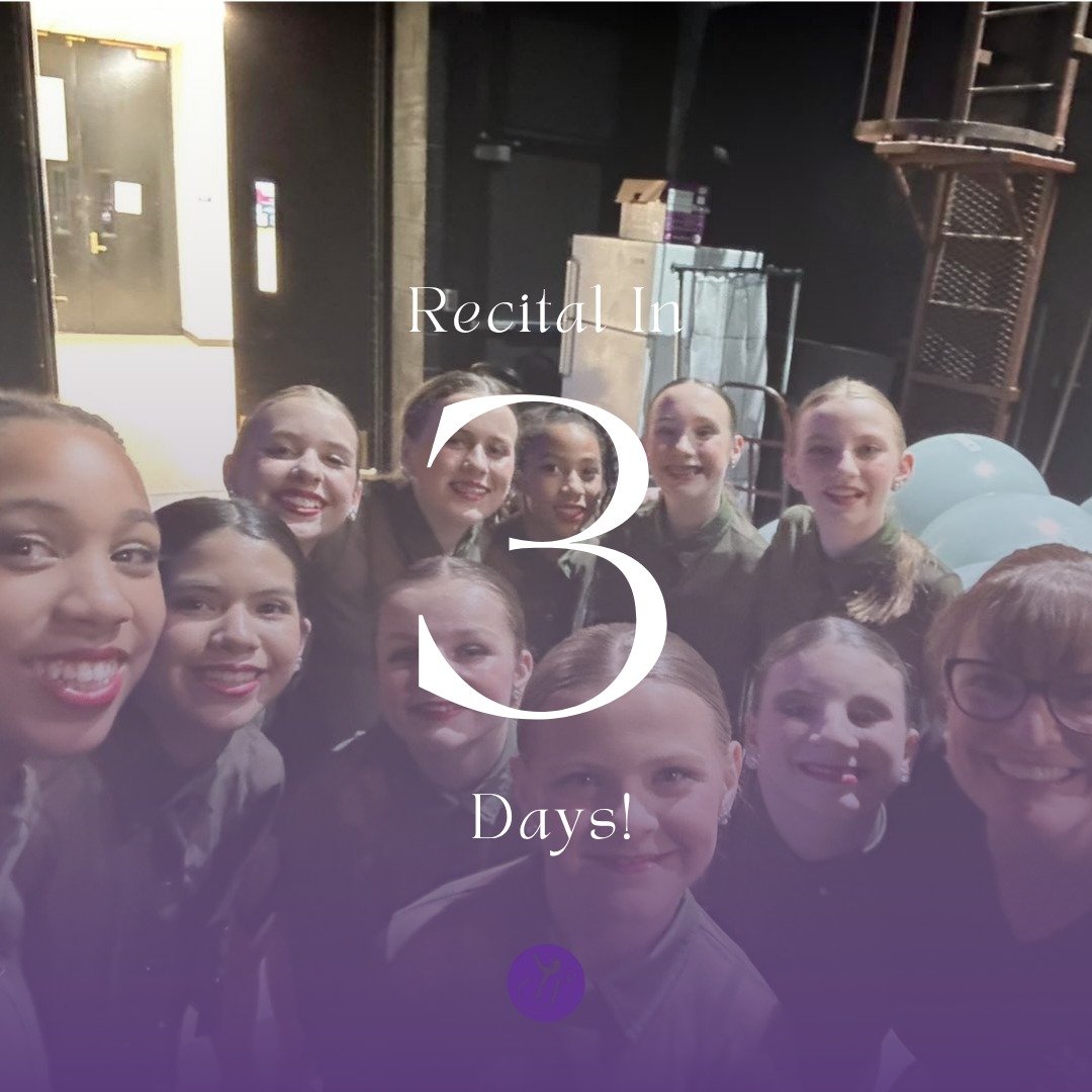 3 days to go! We're so close to this year's recital, Dance Around the Globe! 🌍✨

We'll see you either tomorrow, Friday, or both for your dress rehearsal times! 

⚠️ Important reminder: if you don't attend dress rehearsal, you will not be able to per