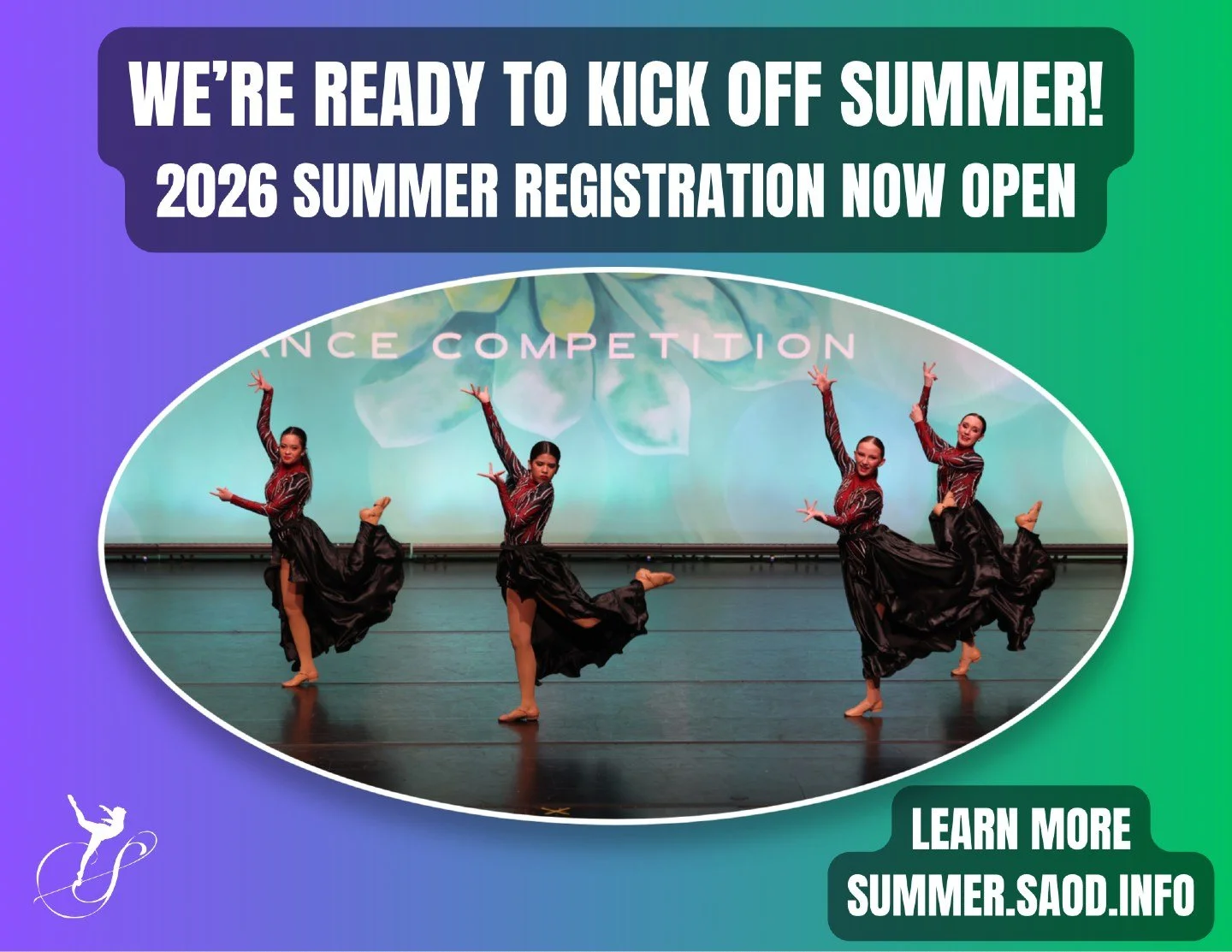 Our official summer classes begin next week! 🩰☀️

That means there's still time to register and join us if you haven't yet. Whether you're a returning dancer or trying something new, we'd love to have you.

login.saod.info

#stephaniesacademy #summe