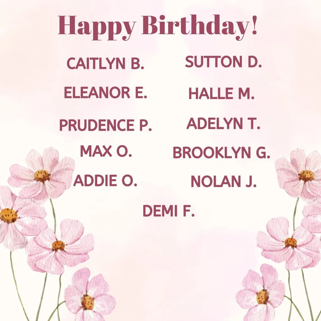How is it already August?! 😱 Summer is FLYING by !

But we absolutely have to pause and give a big shoutout to all of our amazing dancers with August birthdays 🎂🎉 We hope your special day is absolutely amazing!

#stephaniesacademy #happybirthday