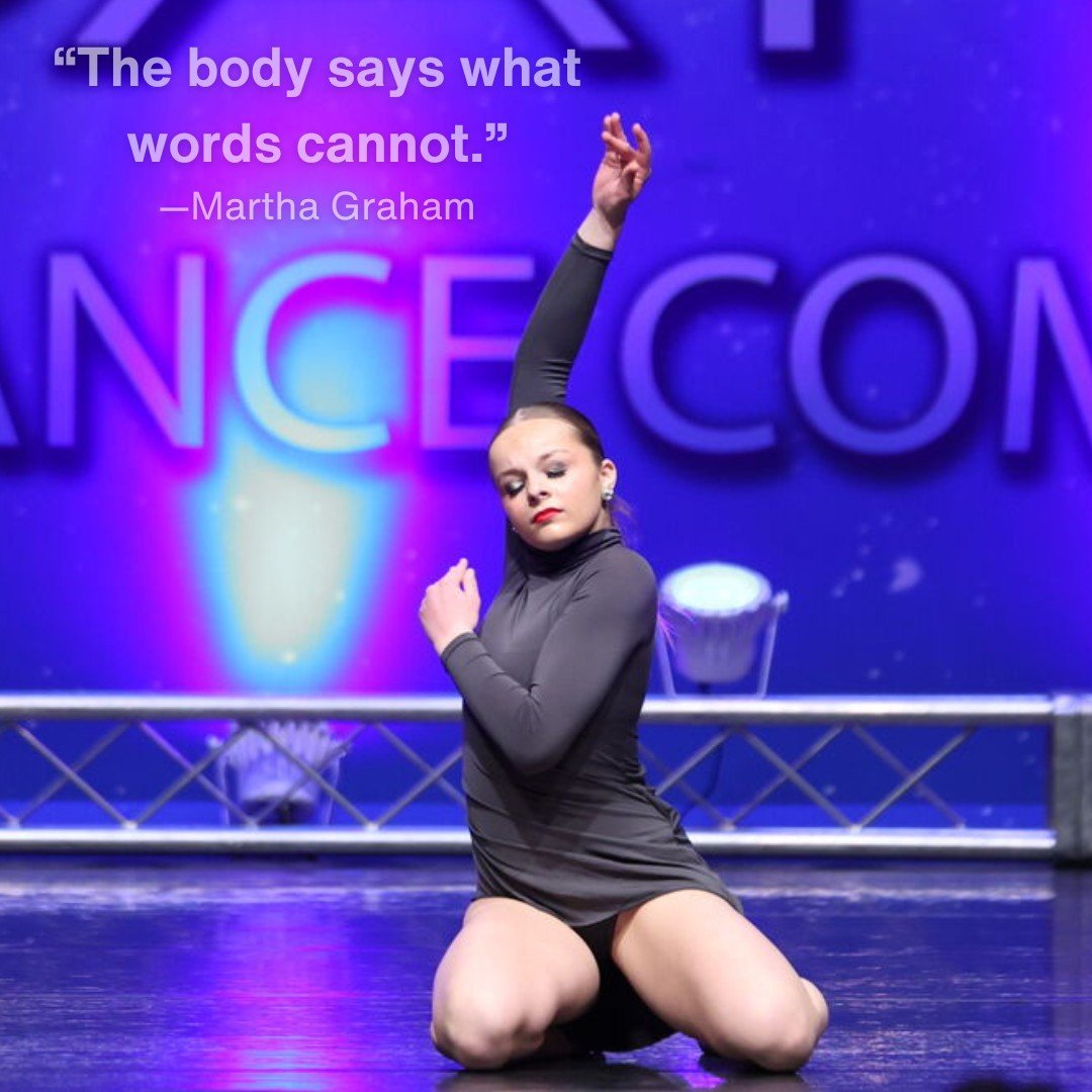 &ldquo;The body says what words cannot.&rdquo;
 &mdash;Martha Graham

#stephaniesacademy #dance #marthagraham