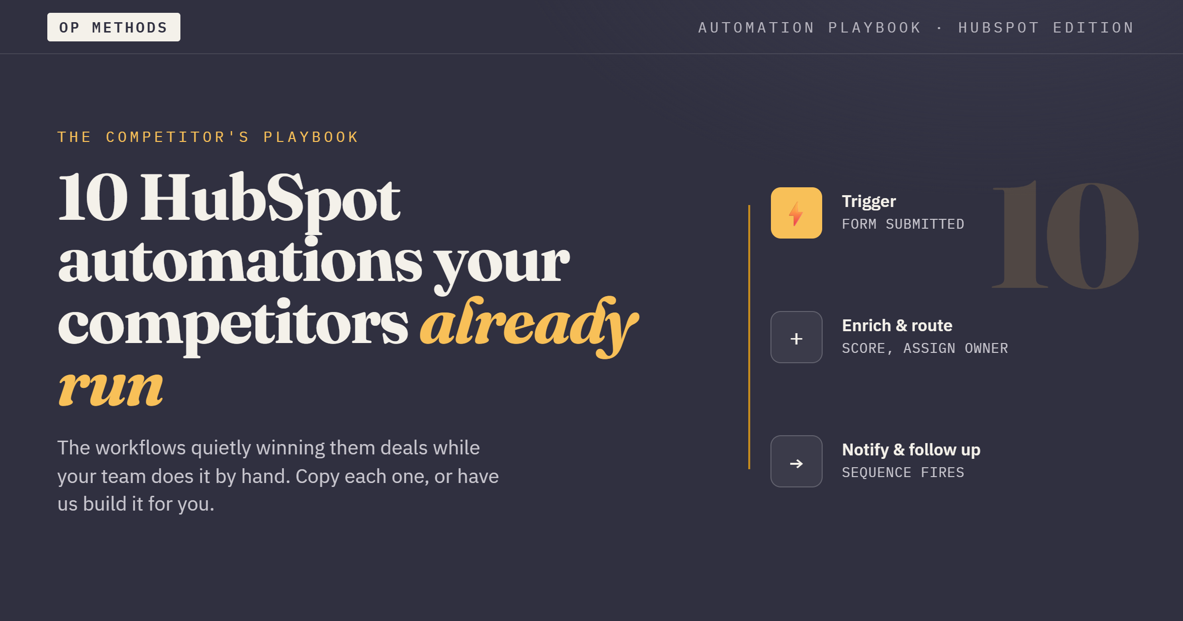 Steal Your Competitors GTM Playbook - HubSpot Edition