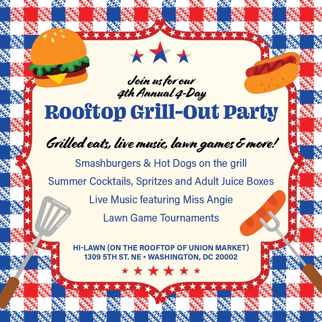 4th Annual Labor Day Weekend Grill-Out & Rooftop Party