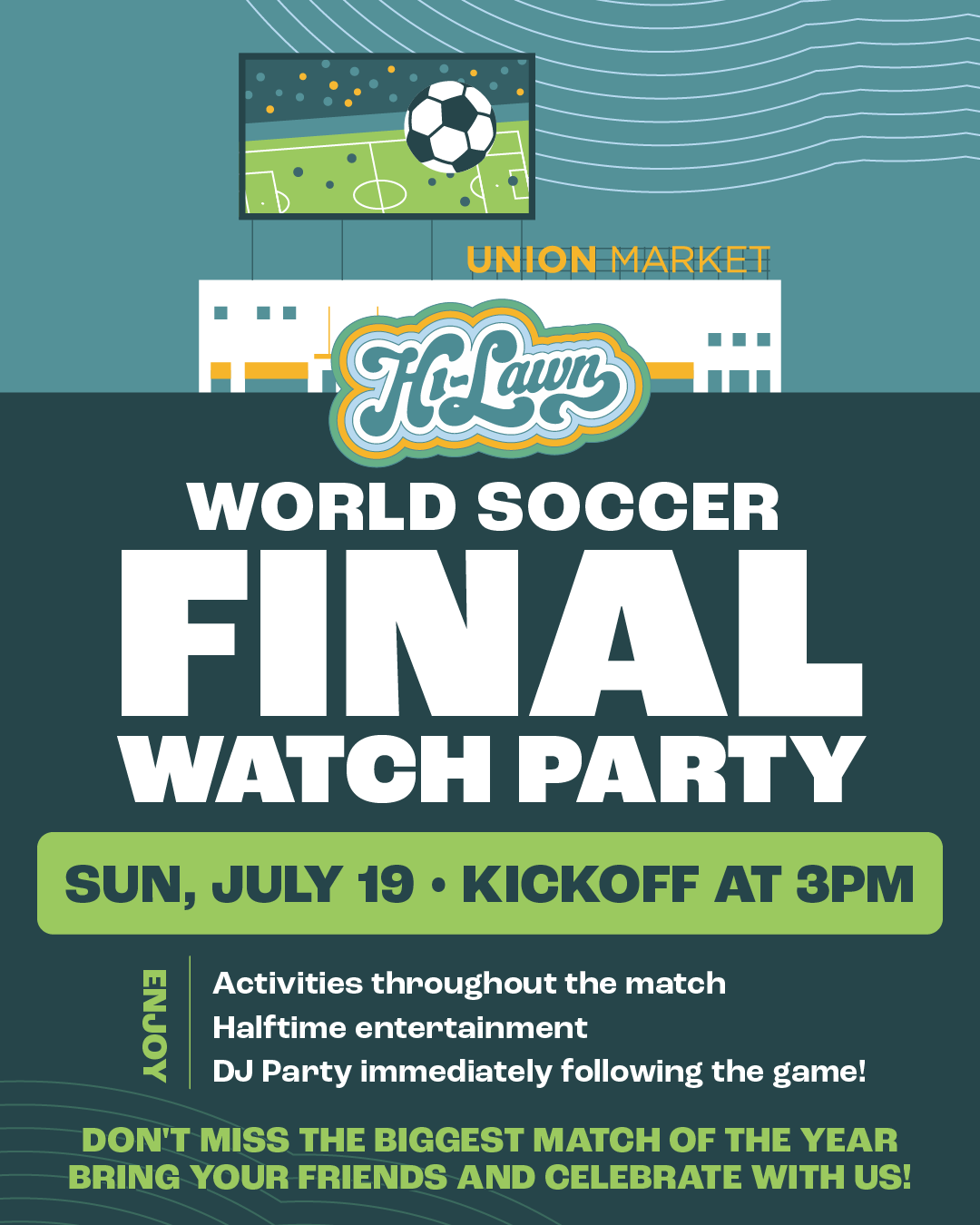 World Soccer FINALS Watch Party