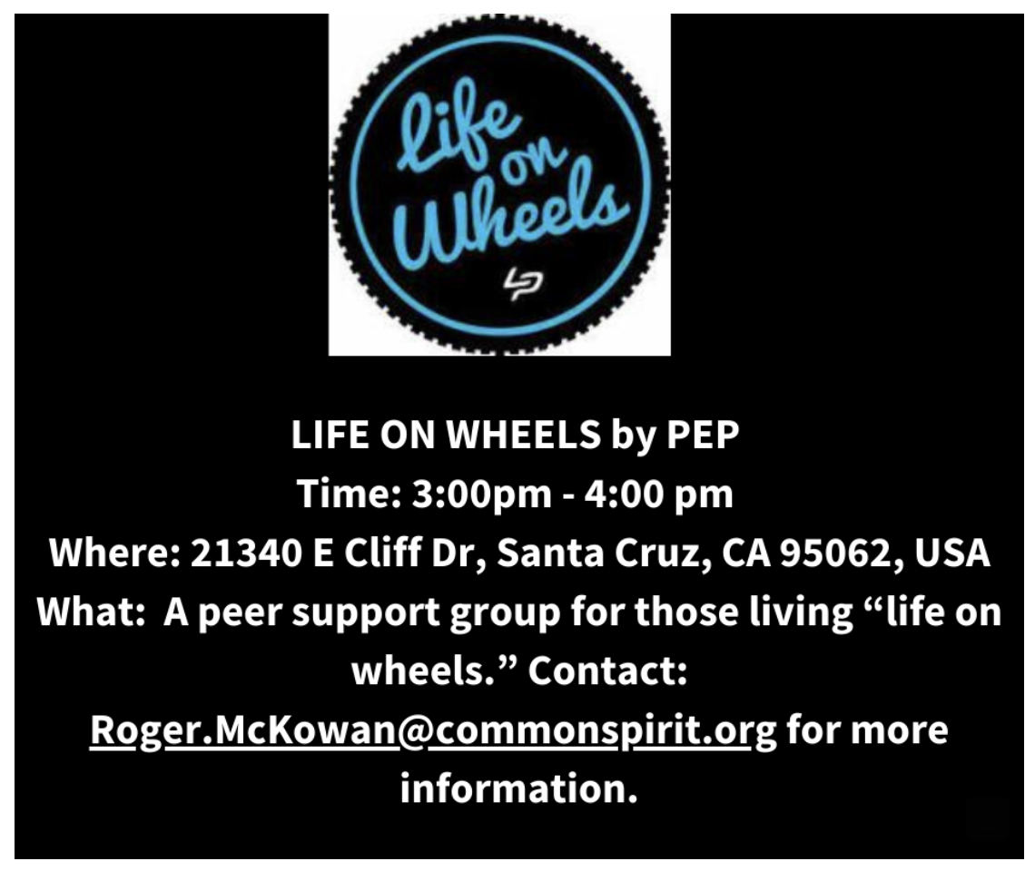 Life on Wheels by Pep - In Person