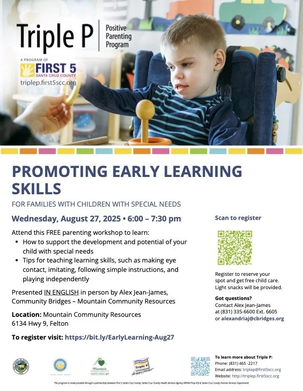 PROMOTING EARLY LEARNING SKILLS - In Person