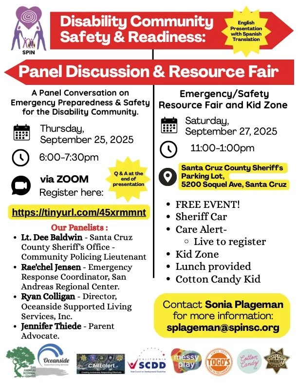 Disability Community Safety & Readiness: Panel Discussion - via Zoom