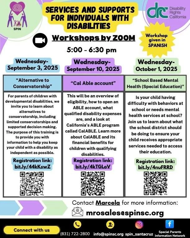 🔔 Upcoming Workshop Alert! 🔔
Parents & Caregivers, learn about the amazing benefits of a CalABLE account for individuals with disabilities! This workshop will cover eligibility, how to open an account, and its financial benefits.
🗓️ Wednesda