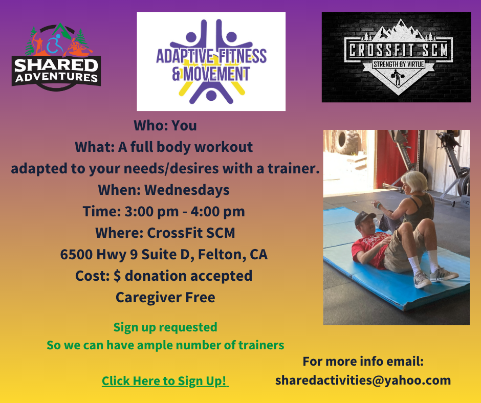 Adaptive Fitness &amp; Movement/Shared Adventures - In Person 