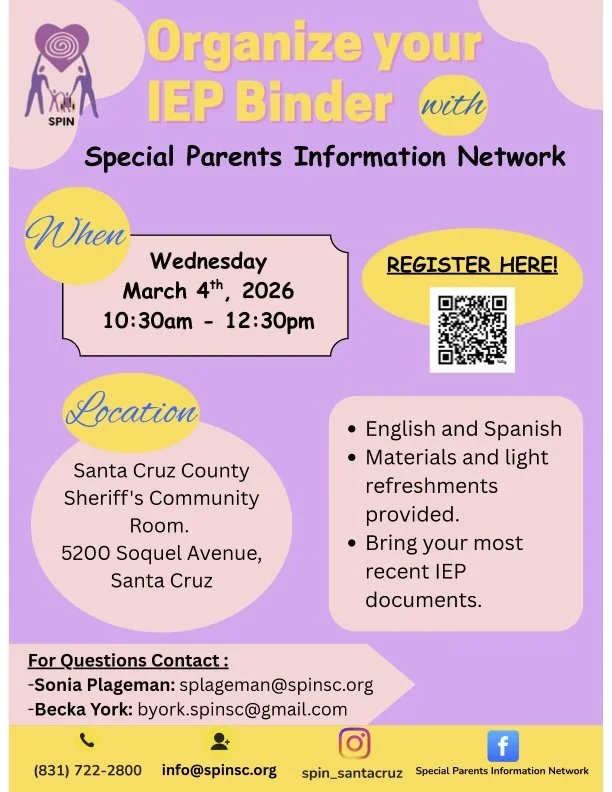 Organize your IEP - In Person