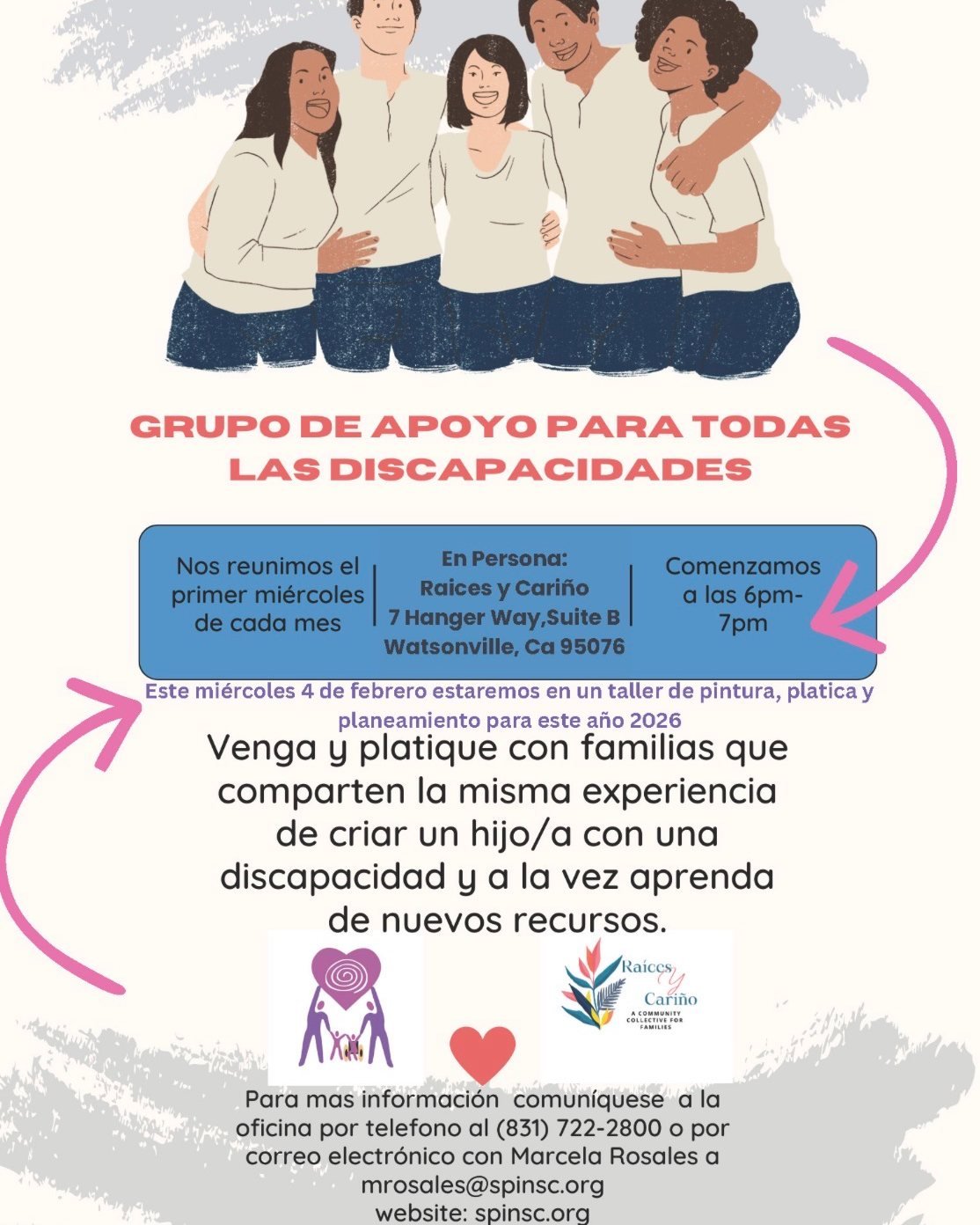 🎨 Today is the Day! / &iexcl;Hoy es el d&iacute;a!
Join us tonight for our all-abilities support group! We&rsquo;re kicking off the month with a special painting workshop, great conversation, and planning for 2026. Come connect with other families w