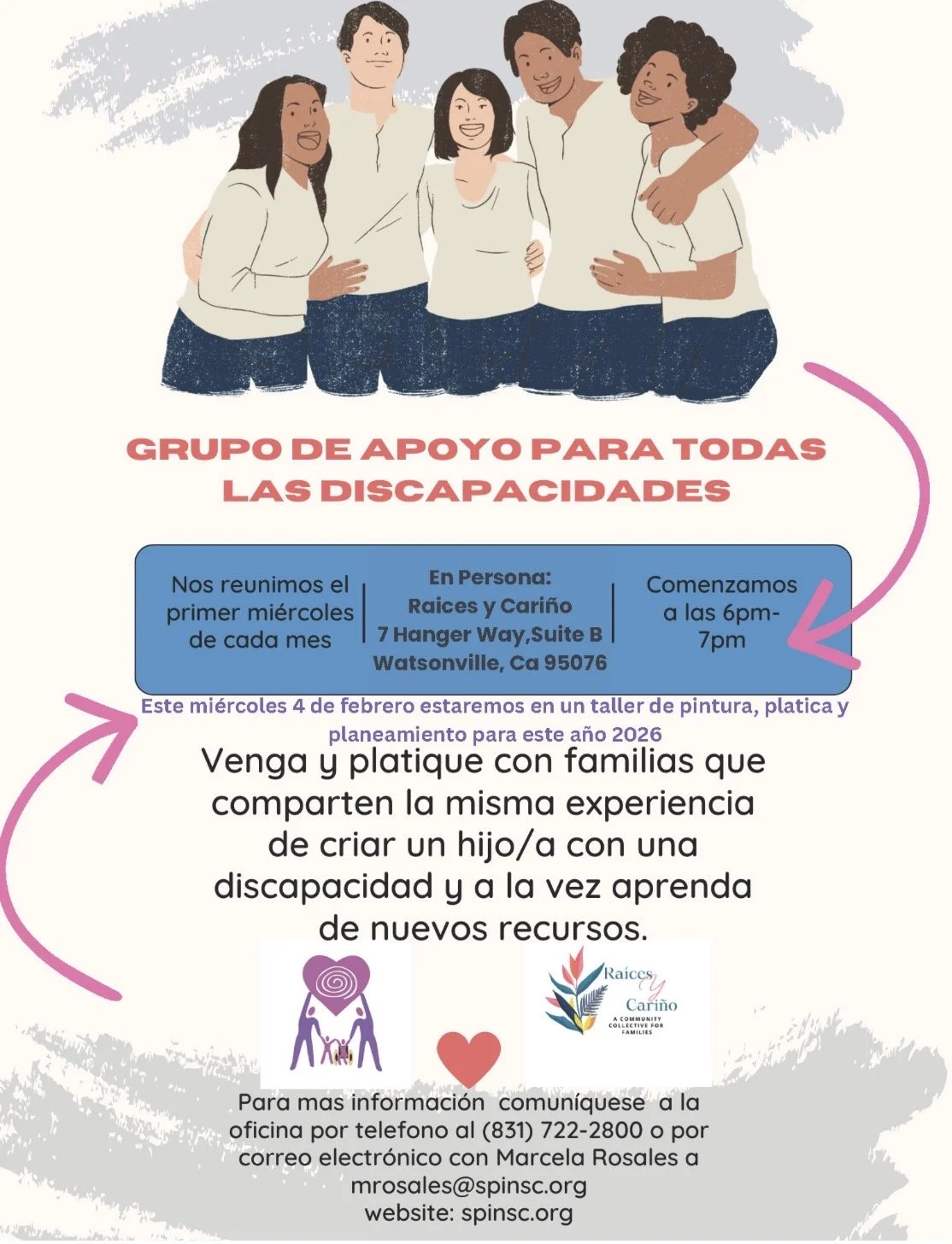 GRUPO DE APOYO PARA TODAS LAS DISCAPACIDADES - In Person
