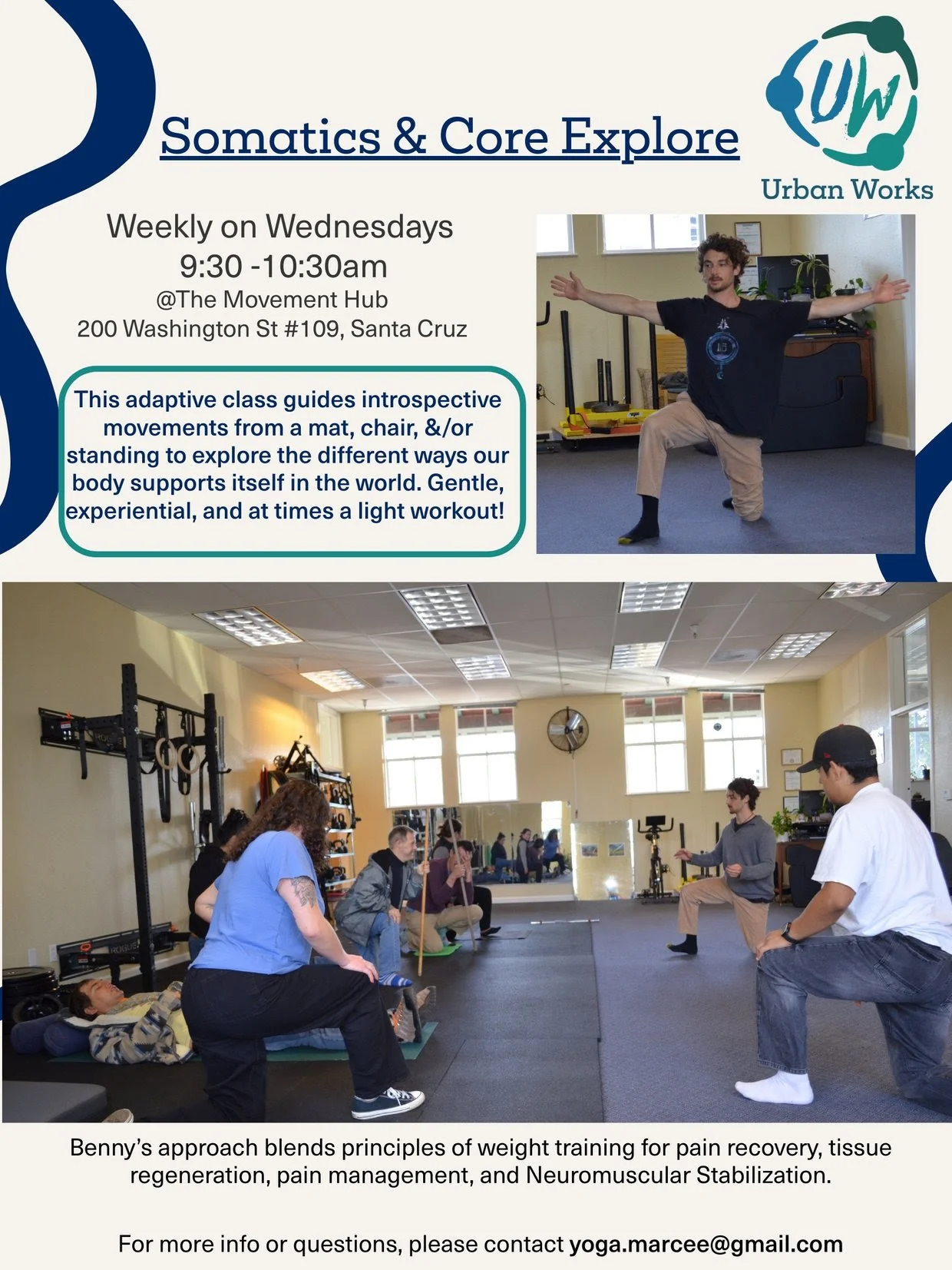 Urban Works Somatics &amp; Core Explore - In Person 