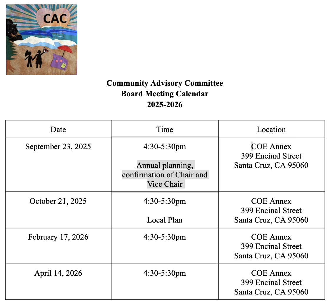 Community Advisory Committee‬ / SC North County - In Person 
