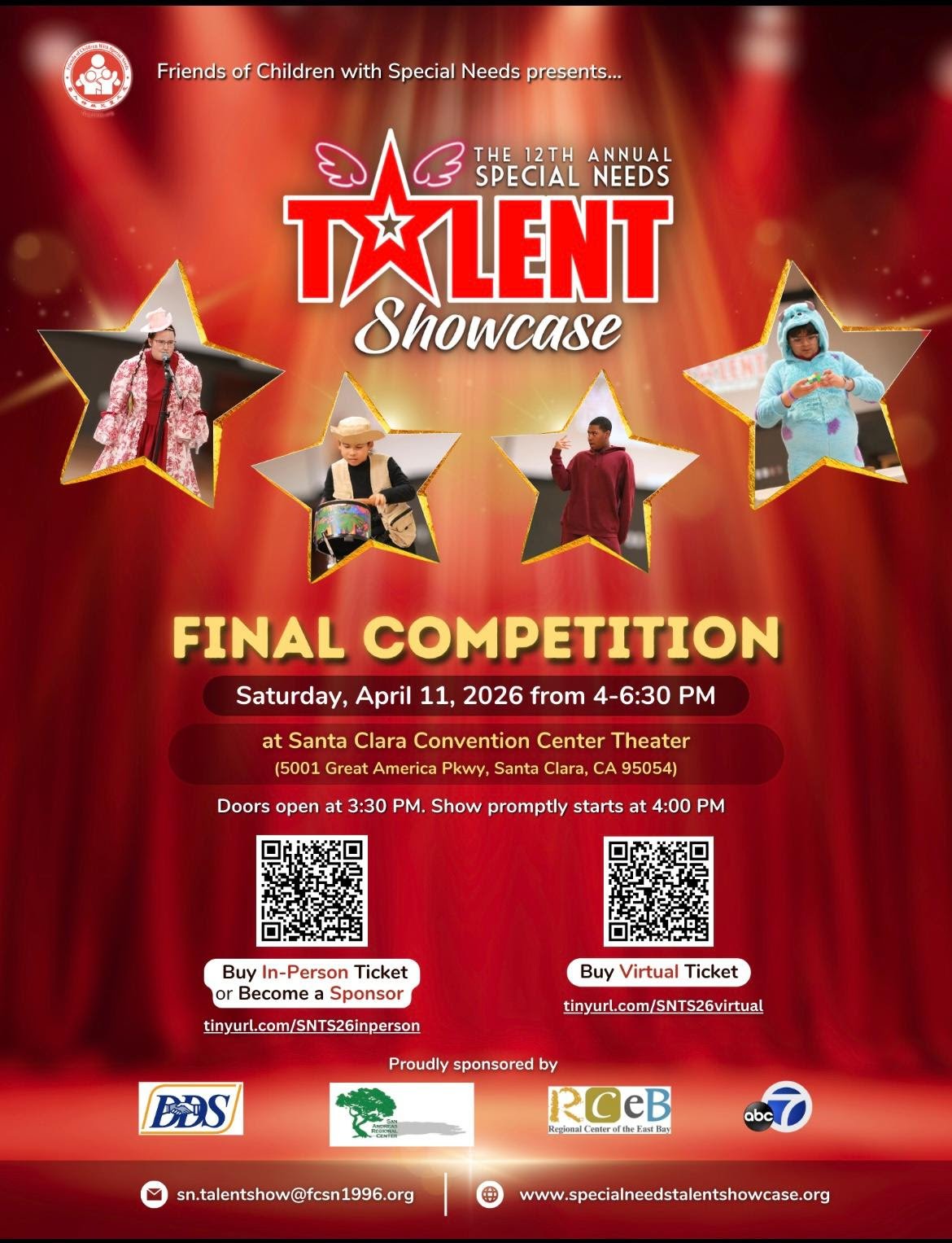 THE 12TH ANNUAL SPECIAL NEEDS TALENT Showcase - In Person