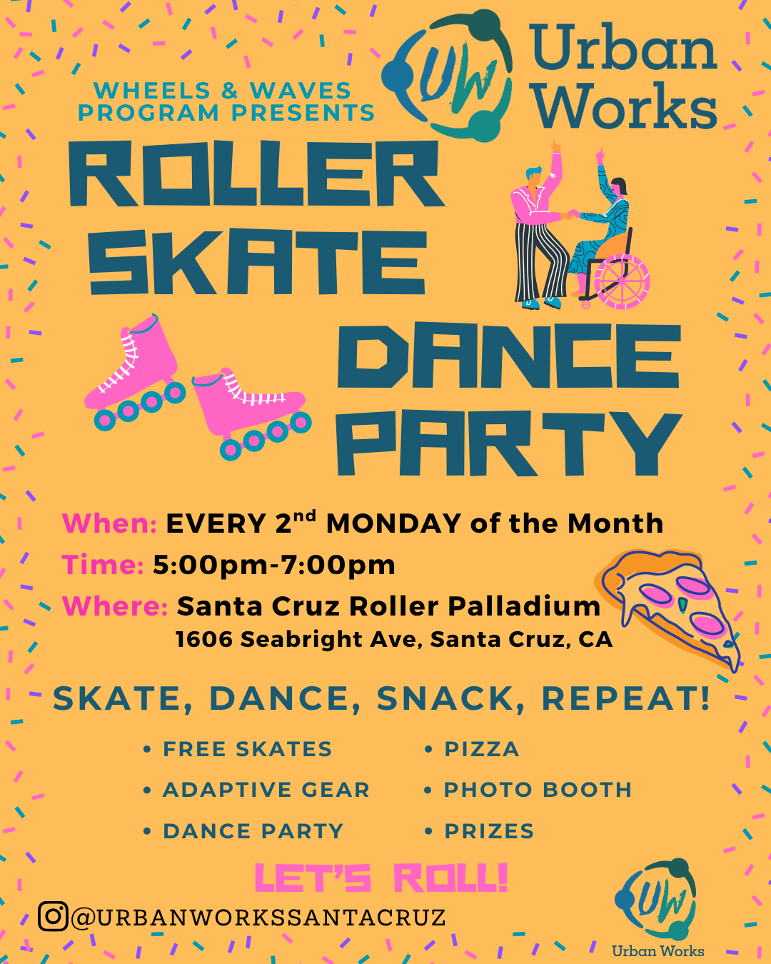 ROLLER SKATE DANCE PARTY - In Person 