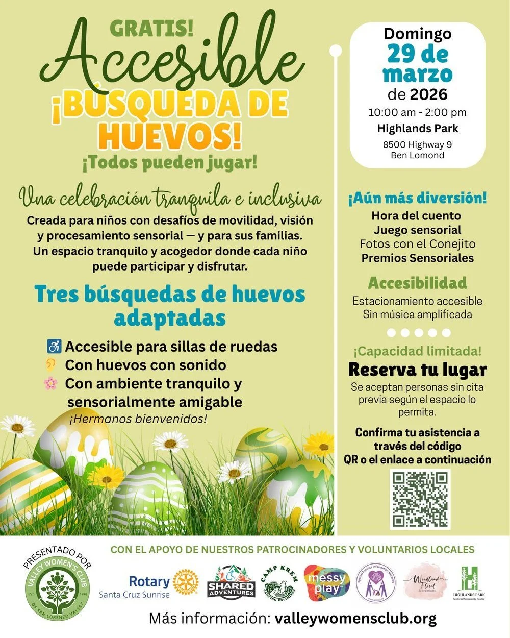 Only one week until the fun starts at Highlands County Park! 🗓️ Join us March 29th from 10am&ndash;2pm. Don't forget to RSVP to secure your spot!

&iexcl;Solo falta una semana para la diversi&oacute;n en Highlands County Park! 🗓️ Acomp&aacute;&ntil