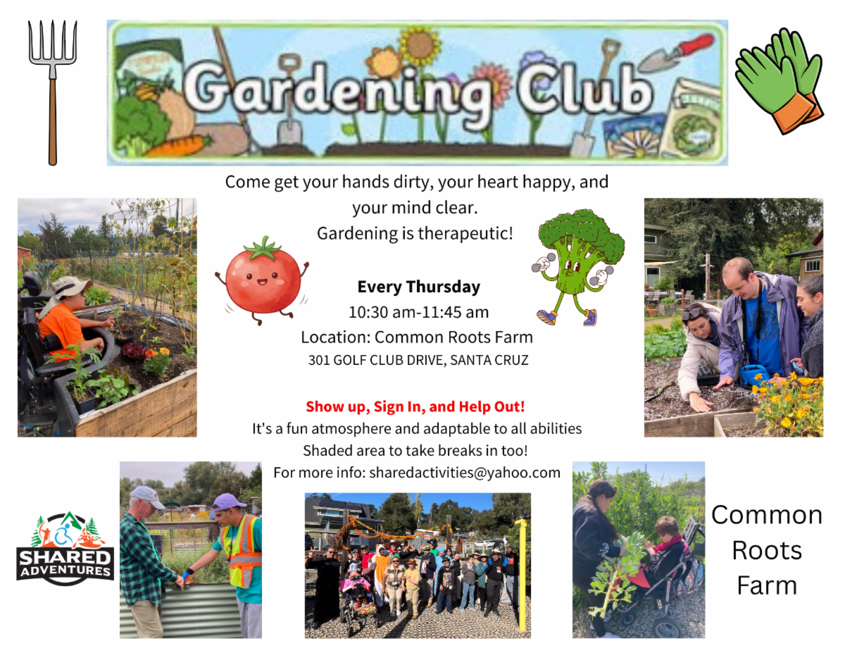 Gardening Club w/ Shared Adventures - In Person 