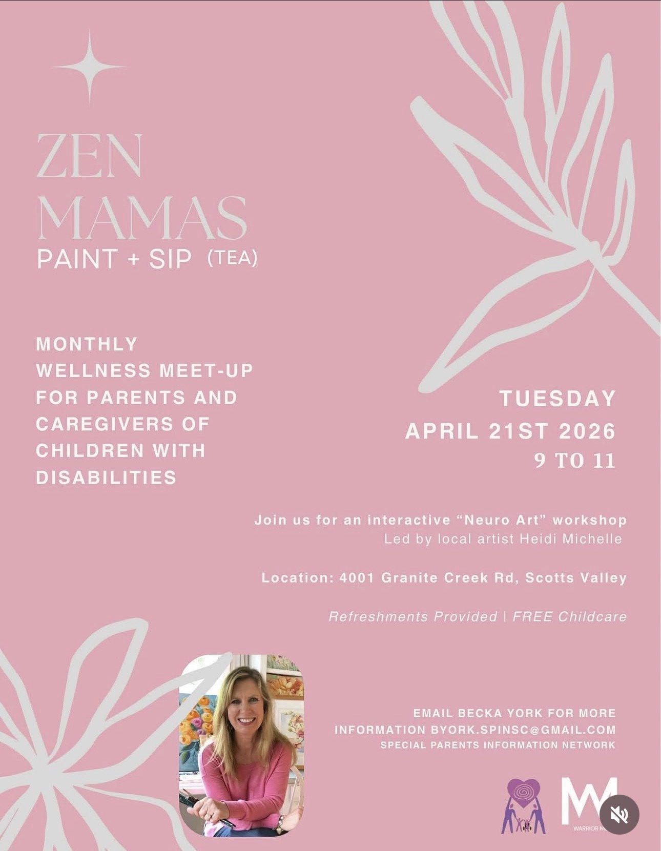 Zen Mama's Paint and Sip (Tea) - In Person