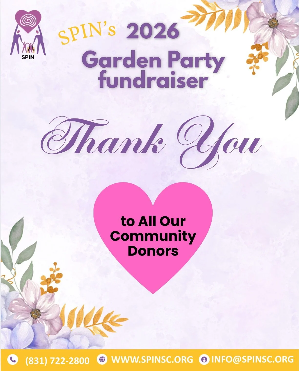 We are still buzzing from the energy from our garden party fundraiser!  Thank you to the many local businesses and community members who donated an item for our silent auction.  This post is for you!!

So grateful for our community and the support fo
