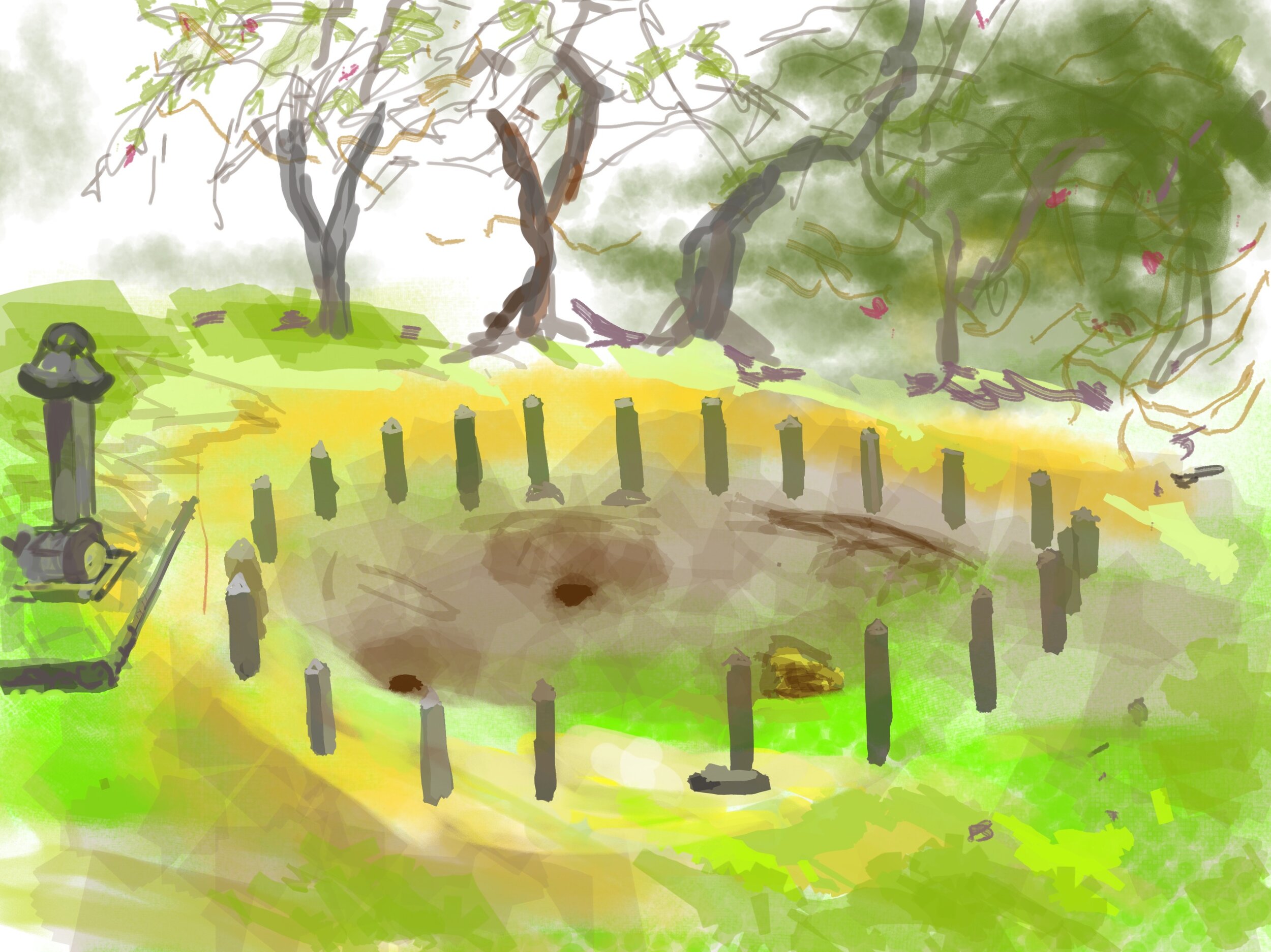 Ipad study 2: Samseonhyeol, 2018 (Copy)