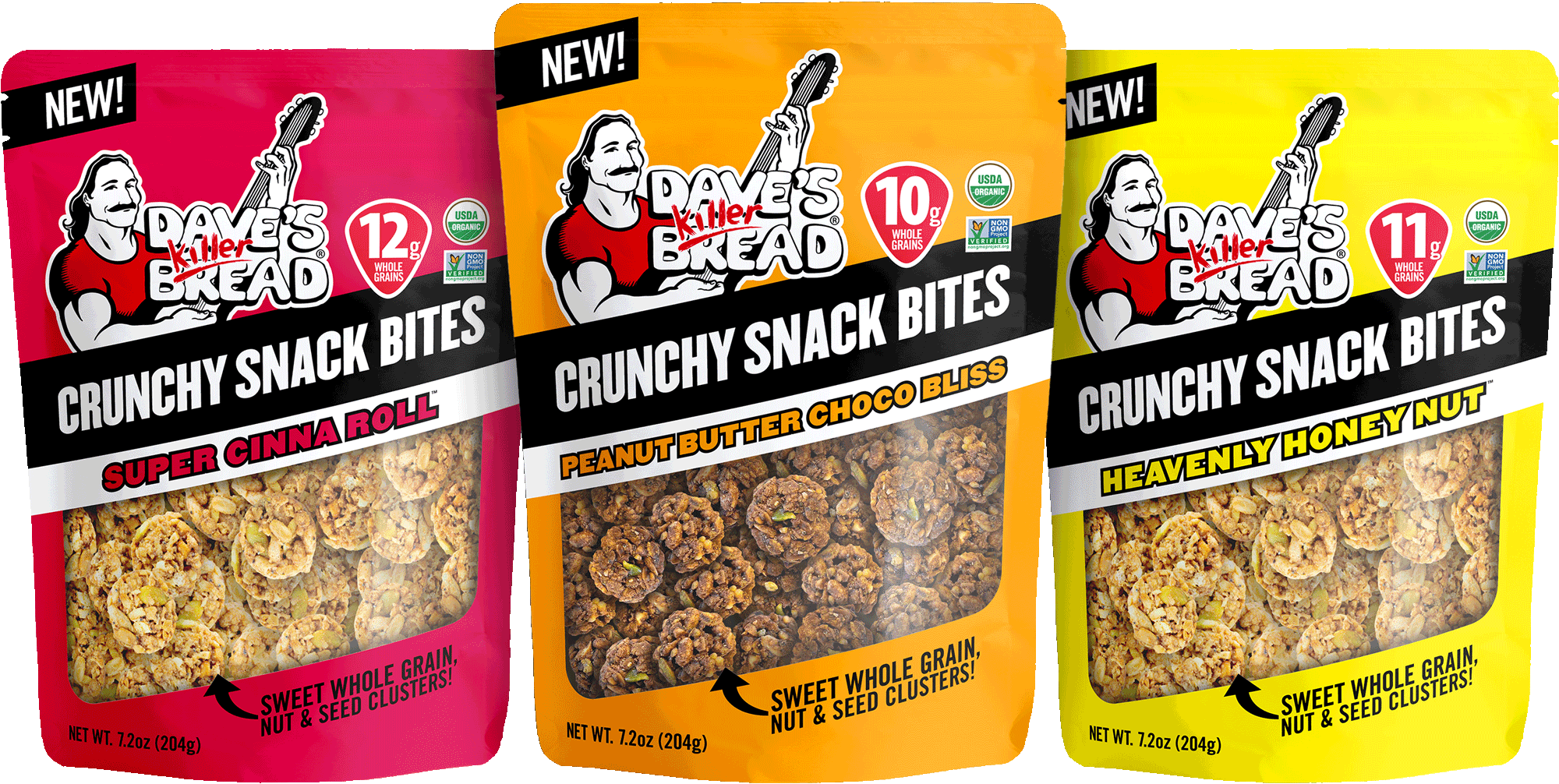 Crunchy Snack Bites — Dave's Killer Bread